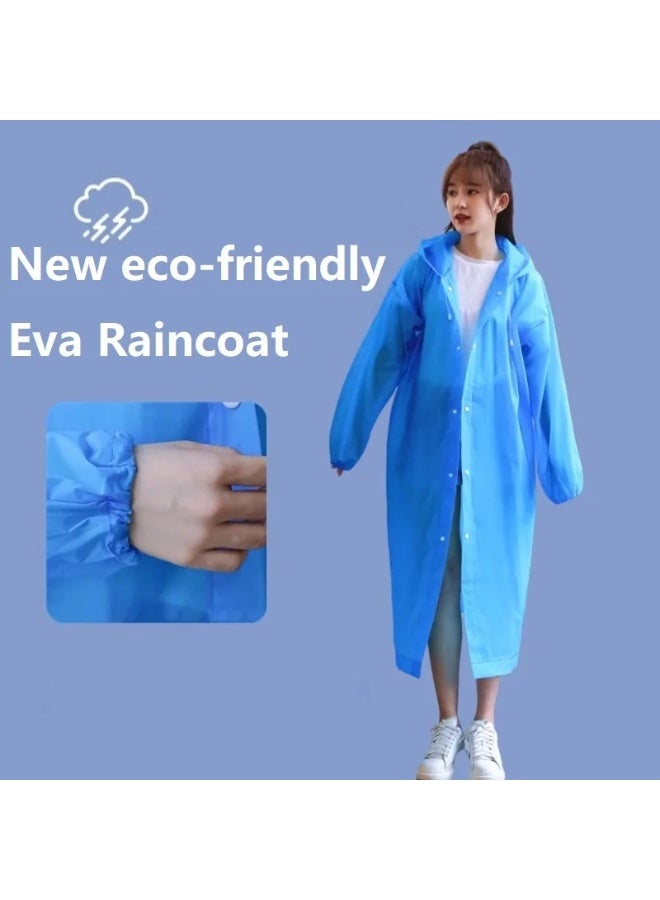 Eva Unisex Adult Raincoat For Hiking Non Disposable Thickened Outdoor Travel Product Climbing Waterproof Rain Gear Universal 02 Pieces - Image 1