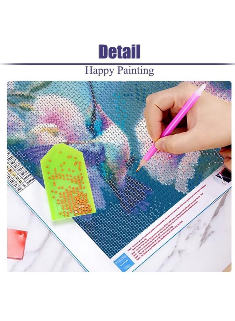 Captaintech Diamond Painting Kits for Adults for Beginners 12x16inch Birds Hummingbird DIY 5D Diamond Art Kits Full Drill Diamond Dots Paintings with Diamonds Gem Arts Crafts for Home Wall Decor Gifts - Image 4
