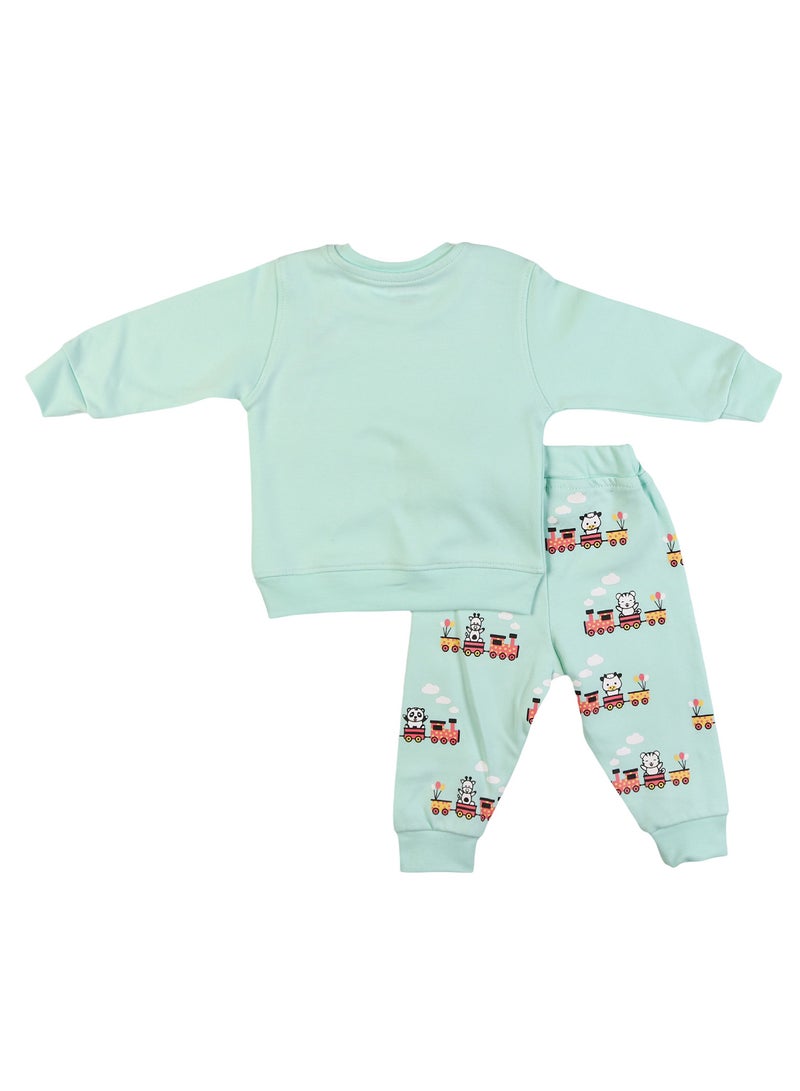 زيركون بيجامة خريفي لحديثي الولادة - 1246 - Image 3