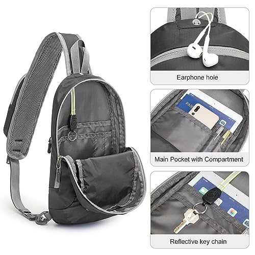 G4Free Sling Bag RFID Blocking Lightweight Crossbody Backpack Chest Shoulder Bag for Travel Sports Running - Image 3
