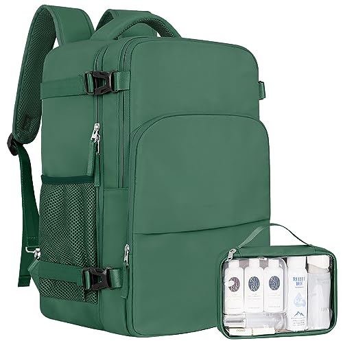 Sinaliy Travel laptop Backpack for Women, Personal Item Size Flight Approved, 16 Inch Laptop Bag with Multi-Pockets, Hiking Backpack, Waterproof Carry On Backpack Casual Daypack Backpack - Image 1
