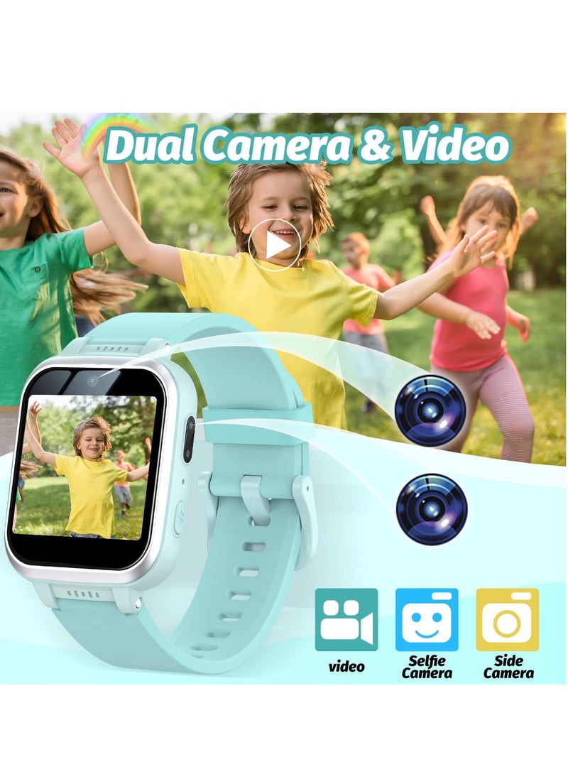 EVEREEN Kids Smart Watch Girls, Gifts For 3-10 Year Old Girls Dual Camera Touchscreen Smart Watch For Kids With Music Player, Educational Toys Toddles Birthday Gift For Girls Ages 6 7 8 - Image 3