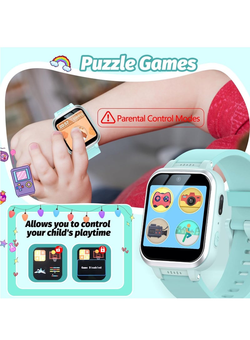 EVEREEN Kids Smart Watch Girls, Gifts For 3-10 Year Old Girls Dual Camera Touchscreen Smart Watch For Kids With Music Player, Educational Toys Toddles Birthday Gift For Girls Ages 6 7 8 - Image 4