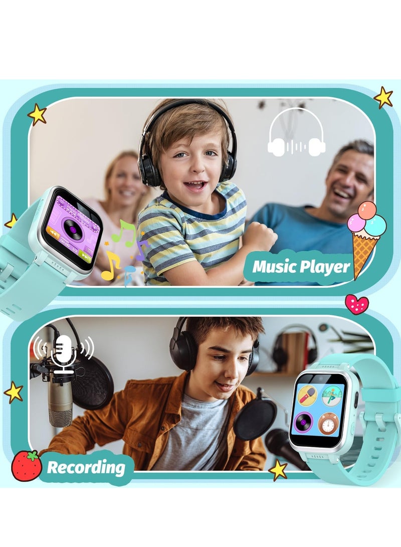 EVEREEN Kids Smart Watch Girls, Gifts For 3-10 Year Old Girls Dual Camera Touchscreen Smart Watch For Kids With Music Player, Educational Toys Toddles Birthday Gift For Girls Ages 6 7 8 - Image 5