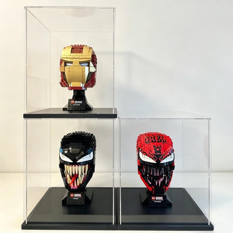 إليبيور علبة عرض أكريليك 3 مم لـ LEGO 43014 43022، داخلي أسود 15 × 15 × 20 سم - Image 3