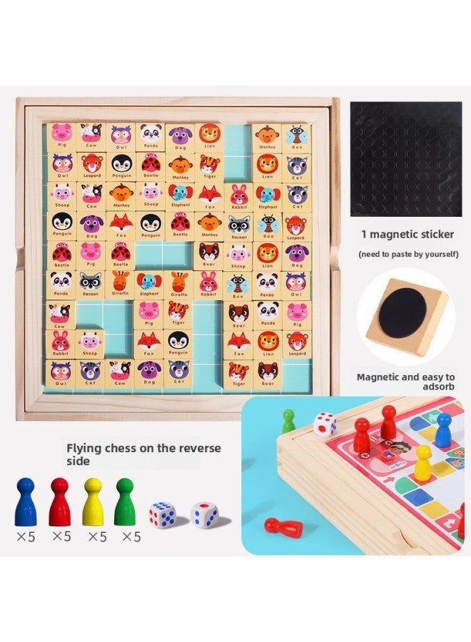 Surprise Magic Box Teaching Aware Children's Attention Memory Concentration Training Enjoyment Enjoyment Pair Touch Wooden Toys