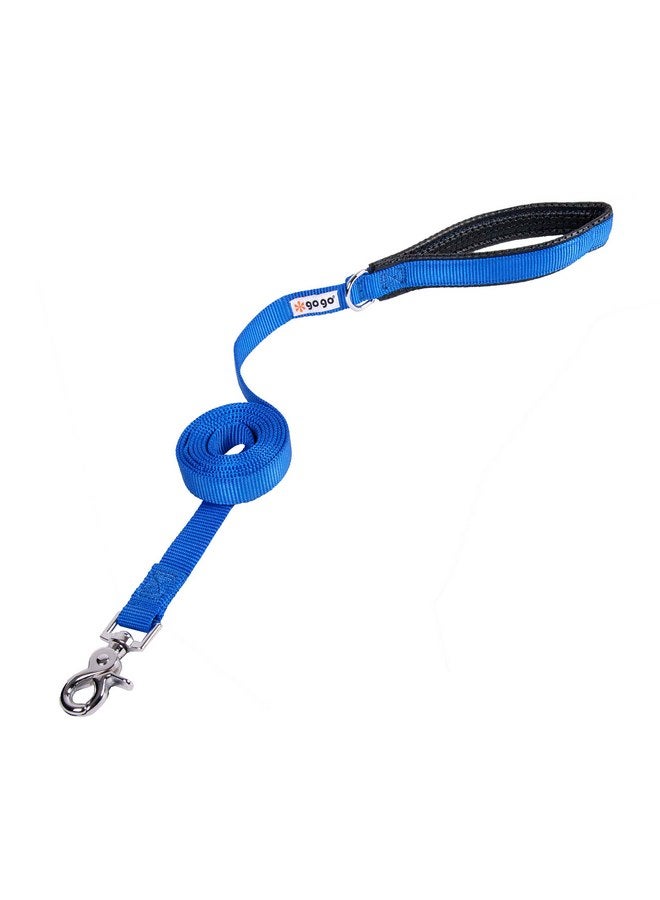GOGO Pet Products 3/4-Inch Wide Comfy Nylon Dog Leash, 4-Feet Long, Blue - Image 3