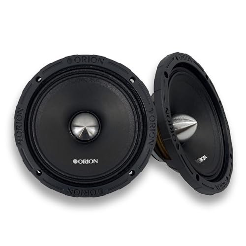 Orion XTR Series XTR654NEO Slim Neodymium High Efficiency 65 MidRange Bullet Loudspeakers 1200W Max Power 300W RMS 4 Ohm 15 Voice Coil Pro Car Audio Stereo Premium Midrange Speakers Pair - Image 1