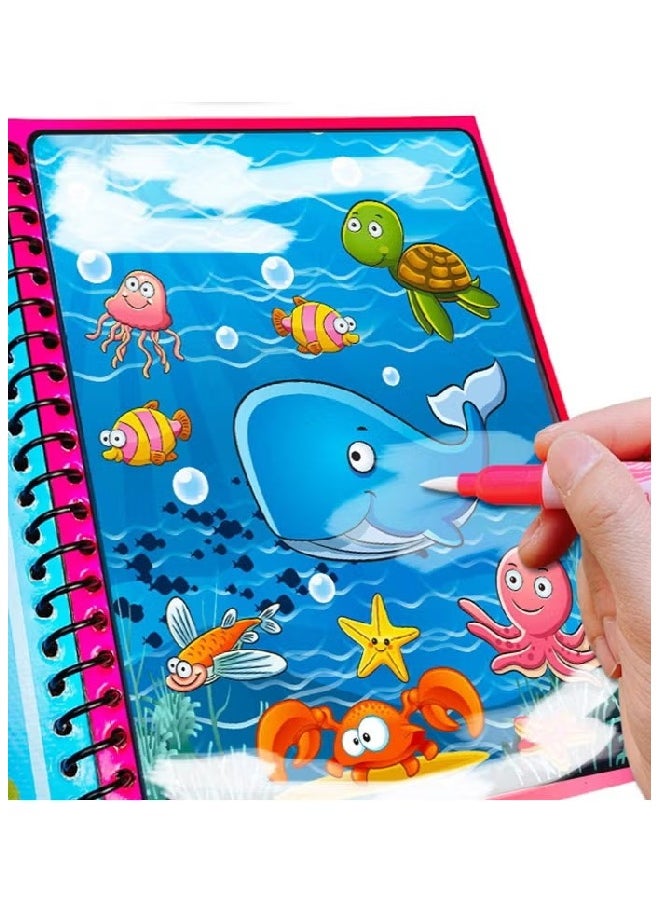 null - Magic Water Coloring Book with Magic Pen 1 Piece - Image 1