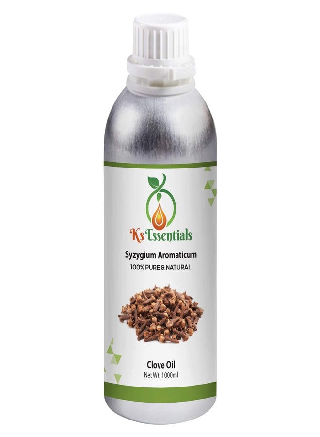 Ks Essentials 100% Pure Clove Essential Oil Therapeutic Grade for Hair and Skin 1000ml - Image 2