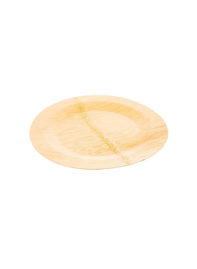 Restaurantware Restaurantware-10.8 Inch Bamboo Leaf Plates, 100 Disposable Bamboo Plates - Sustainable, heavy-duty, Bamboo Round Dinner Plates, For Parties, Wedding Banquets Or Catered Events  - Image 1