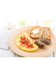 Restaurantware Restaurantware-10.8 Inch Bamboo Leaf Plates, 100 Disposable Bamboo Plates - Sustainable, heavy-duty, Bamboo Round Dinner Plates, For Parties, Wedding Banquets Or Catered Events  - Image 3