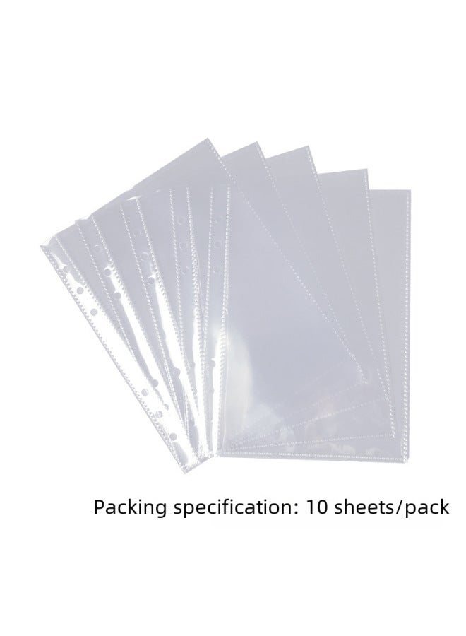 Unity A5 Loose-leaf Book Transparent Pp Inner Page Bag 6 Holes Replaceable Core Photo Storage Bag Portable Bill Material Finishing - Image 4