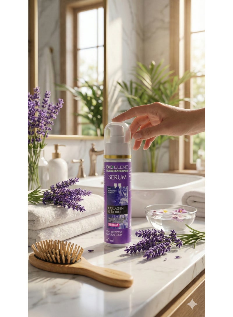 بايو بلايند سيروم شعر بيو بلايند يجمع بين الكولاجين والبيوتين في تركيبة غير دهنية - Image 2