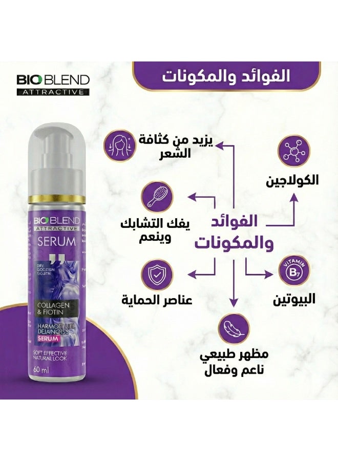 بايو بلايند سيروم شعر بيو بلايند يجمع بين الكولاجين والبيوتين في تركيبة غير دهنية - Image 3