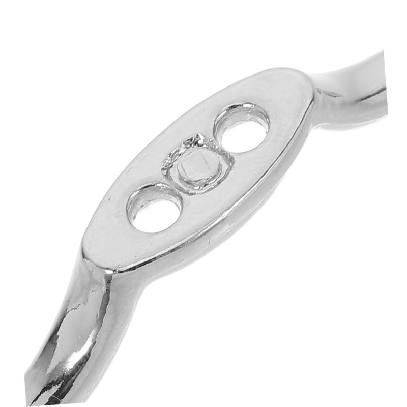 Heavy Duty Zinc Alloy Blind Cord Cleat Hooks 4Pcs for Windows Curtains Rope Management - Image 4