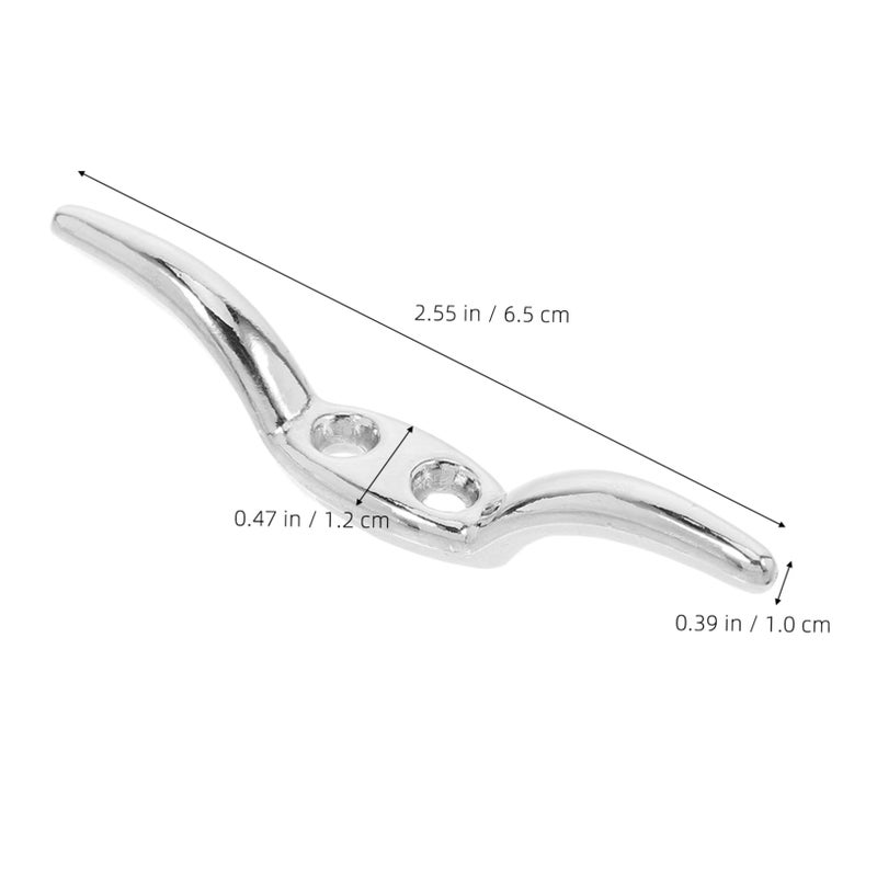 Heavy Duty Zinc Alloy Blind Cord Cleat Hooks 4Pcs for Windows Curtains Rope Management - Image 3