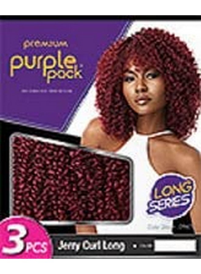 Outre Human Hair Blend Purple Pack 3Pcs Jerry Curl Long (Dr2730) - Image 4