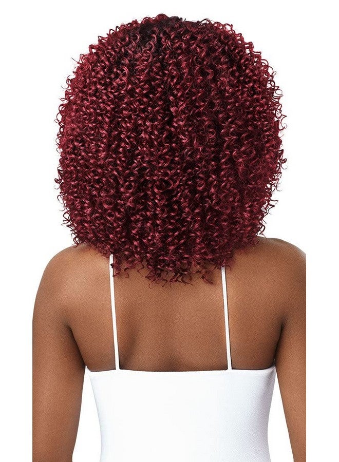 Outre Human Hair Blend Purple Pack 3Pcs Jerry Curl Long (Dr2730) - Image 3