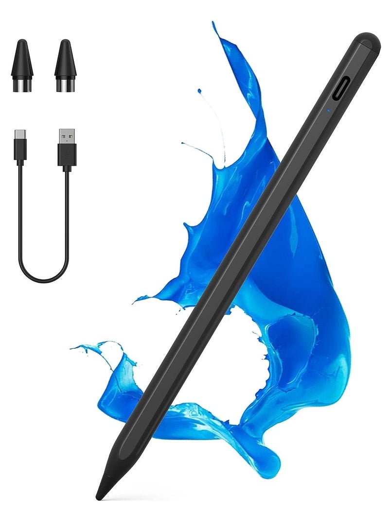 Stylus Pen for iPad with Tilt Sensitive and Fast Charge,iPad Pencil Compatible with 2018-2022 Apple iPad Pro 11/12.9 Inch,iPad 10/9/8/7/6 Gen,iPad Mini 5/6 Gen,iPad Air3/4/5 Gen - Image 1