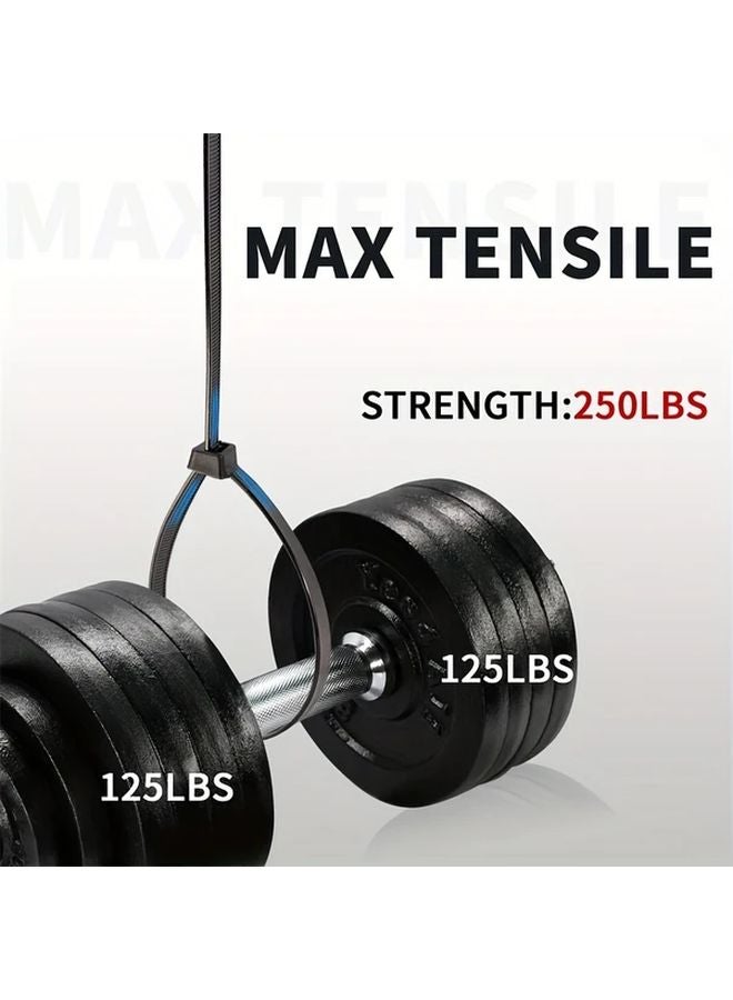 20 Inch 39 Pcs White Heavy Duty Zip Ties 200lbs Capacity For Indoor Outdoor Use - Image 3