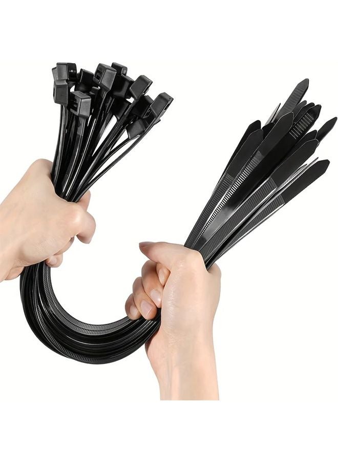 20 Inch 39 Pcs White Heavy Duty Zip Ties 200lbs Capacity For Indoor Outdoor Use - Image 2