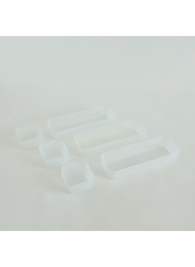 Home Box Lousi 6-Piece Drawer Organiser Set 26 x 4.5 x 8.5 cm  - Image 5