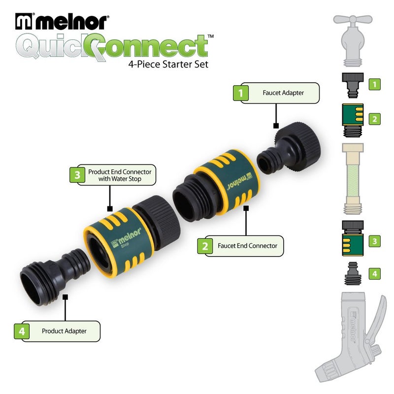 Melnor Quick Connect 2-Piece Garden Hose Kit - Image 2
