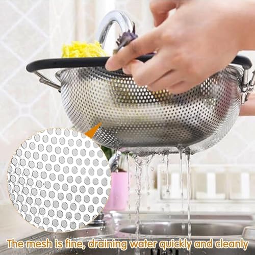 EASY SHOPE Steel Collapsible Foldable VEGITABLE WASH Drainer Storage Kitchen Rack for Portable Travel Dinnerware Organizer Steel & Dishwasher Safe - Image 4