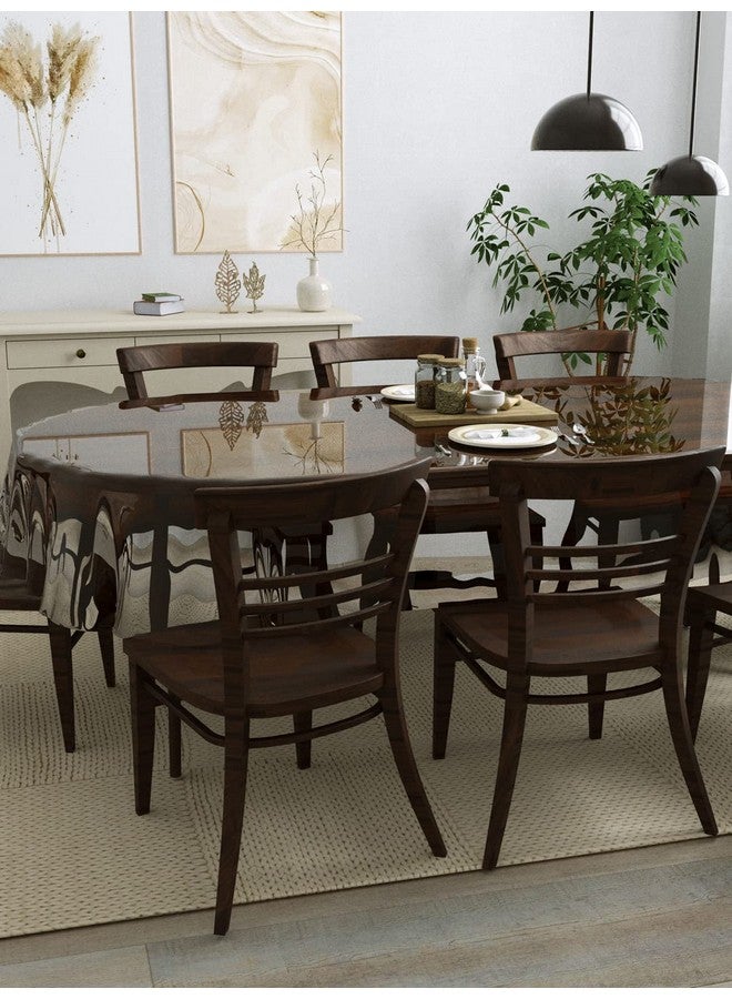 Clasiko 8 Seater Oval Dining Table Cover; 60x108 Inches; Material - PVC; Anti Slip; Without Border - Image 2