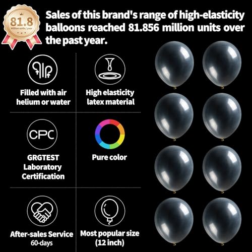 KUULBELA 110pcs Clear Balloons Clear Latex Balloons 12 inch Transparent Balloon for Birthday Party Baby Shower Weddingwith 2 Ribbons - Image 5