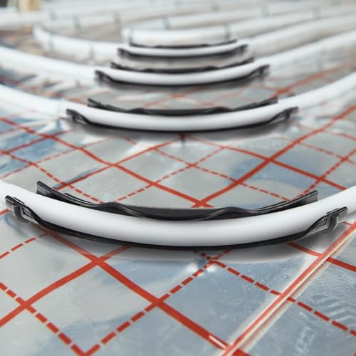 Pushglossy 50 Pcs 3/8" - 1/2" Pex 90 Degree Bend Support, Plastic 90 Degree Elbow Tubing Bend Support Black Pex Fittings Clamps Pipe Holder 1/2 Inch - Image 4