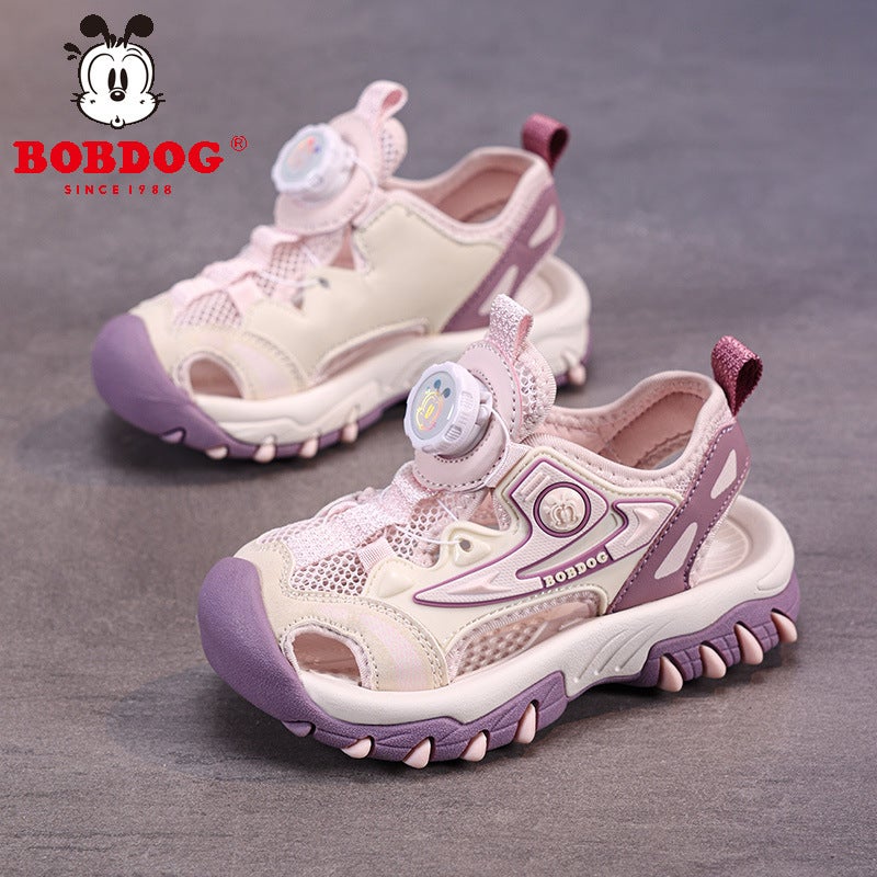 Babudou Boys Sandals 2025 Baotou Soft Sole Sports Beach Shoes Children'S Shoes Non-Slip And Wear-Resistant - Image 5