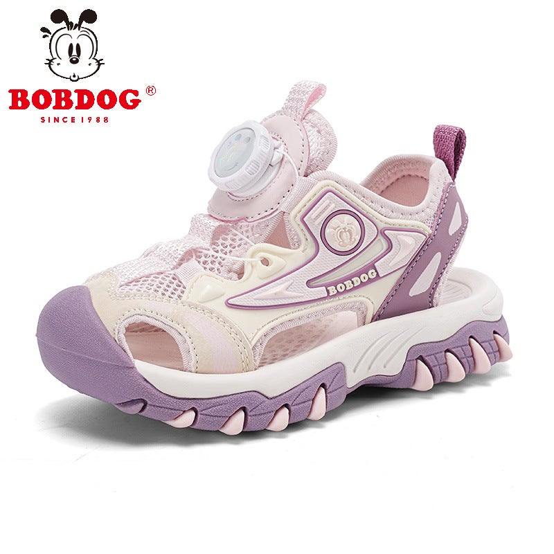 Babudou Boys Sandals 2025 Baotou Soft Sole Sports Beach Shoes Children'S Shoes Non-Slip And Wear-Resistant - Image 1
