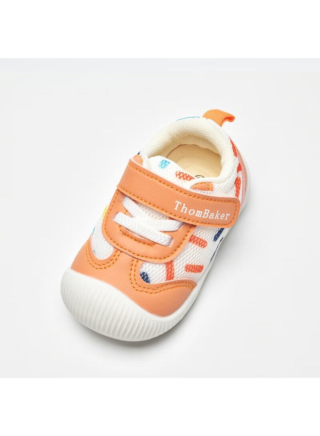 ThomBaker Tuomubeike Baby Walking Shoes, Autumn Style, Non-slip Breathable Mesh, Toddler Shoes, Functional Shoes For Boys And Girls, Beige With Five Colors, Size 16 - Image 1