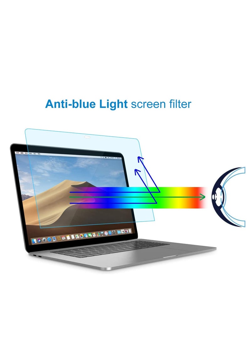 واقي شاشة مضاد للضوء الأزرق لجهاز MacBook Air مقاس 13 بوصة (2018 2019 2020 M1) وMacBook Pro مقاس 13 بوصة (M2 M1 2016-2022) مقاس 13.3 بوصة من Laotop 16:10 واقي للعين مضاد للتوهج - Image 1