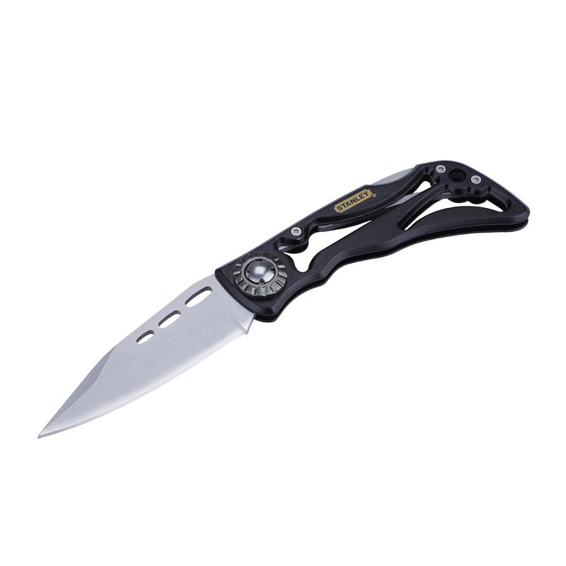 Stanley STANLEY 010253 Skeleton Pocket Knife for Home Professional Use Ideal for Cutting Into Multiple Surfaces YELLOW BLACK  - Image 2