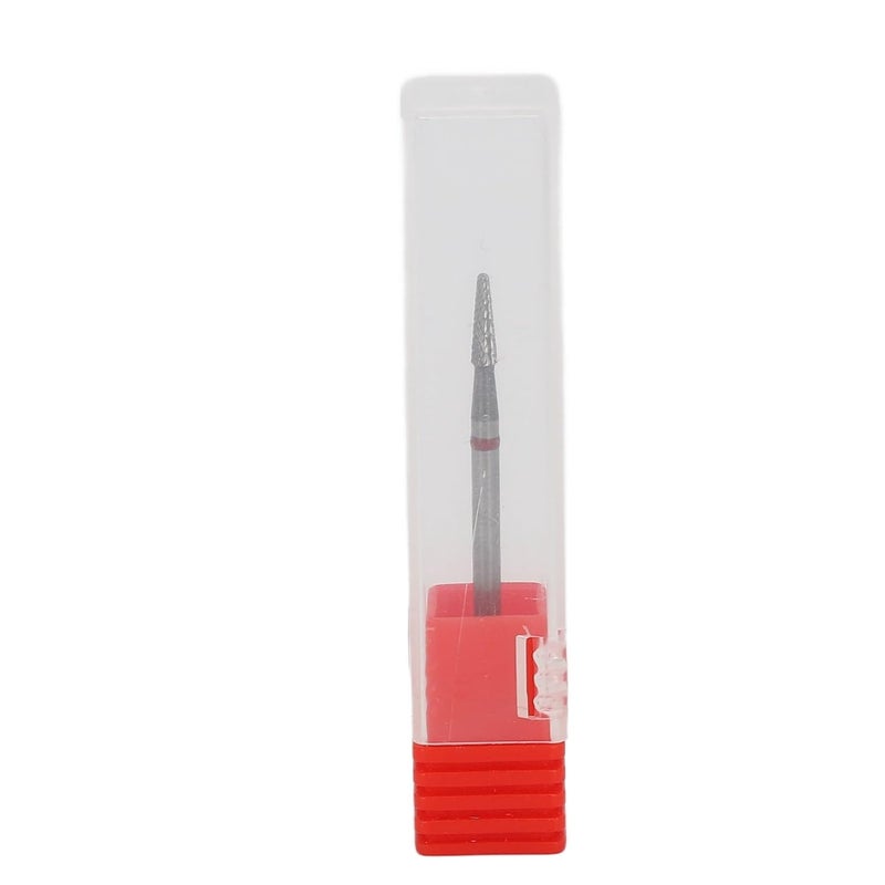 Trendy economical quality Cuticle Clean Nail Drill Bit for Acrylic Gel, Tungsten Steel Cuticle Removal Pedicure Manicure Nail Polish Bit, Professional Nail Care Tool with Storage Box for Home and Salon Use Heat resistant - Image 1
