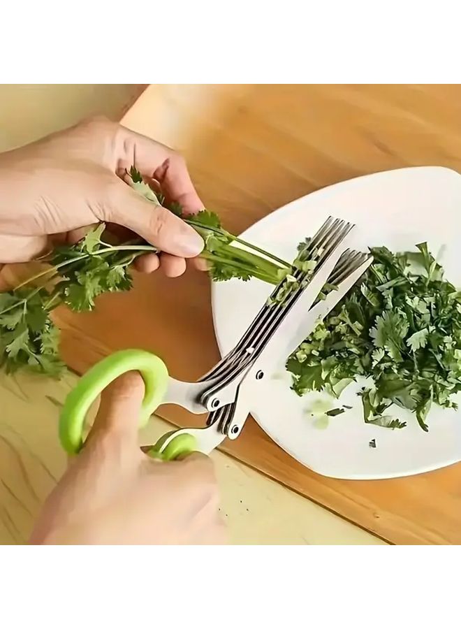 Heavy Duty Kitchen Scissors 1pc Sharp Blades For Cutting Meat Herbs Vegetables Easy Clean - Image 2