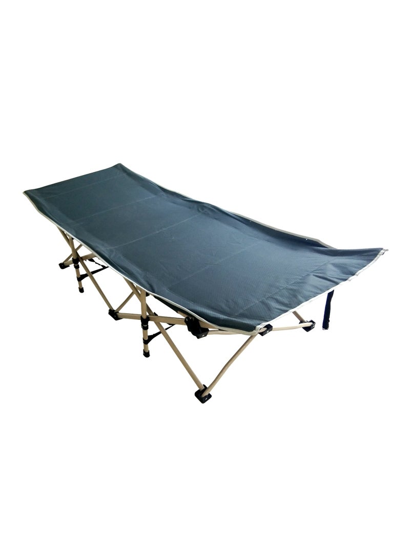 سرير خارجي قابل للطي مع وسادة للتخييم والنزهات والصحراء والشاطئ
