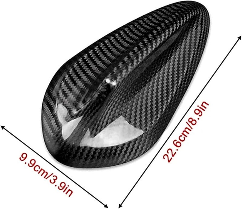 BMW Shark Fin Antenna Cover Carbon Fiber Pattern Model C For 1 2 3 4 X1 Series - Image 4