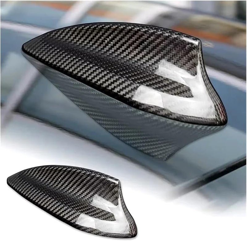 BMW Shark Fin Antenna Cover Carbon Fiber Pattern Model C For 1 2 3 4 X1 Series - Image 3