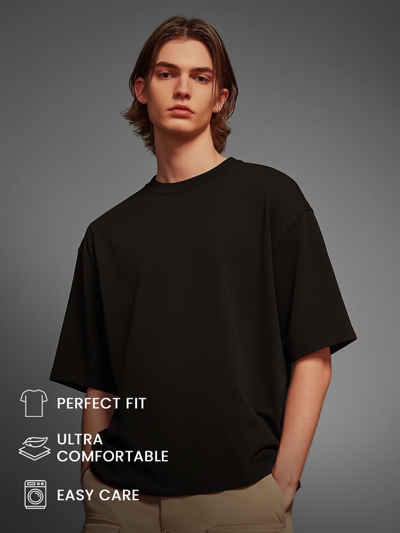Nobero Men Oversized Graphic Printed T-shirt - Image 3