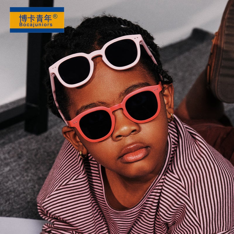 New Fashion Children'S Sunglasses Boys And Girls Tide Polarized Baby Sunglasses Anti Ultraviolet Sunshade Glasses S8445 - Image 2