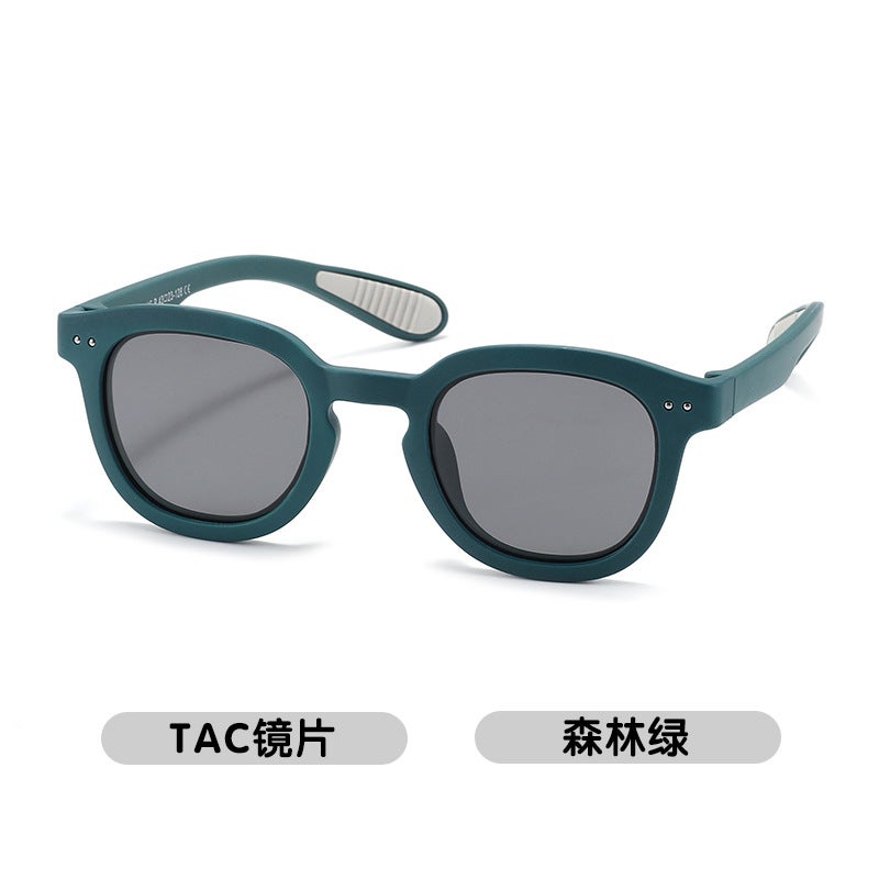 New Fashion Children'S Sunglasses Boys And Girls Tide Polarized Baby Sunglasses Anti Ultraviolet Sunshade Glasses S8445 - Image 1