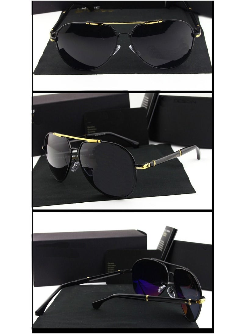 Generic - High quality classic design sunglasses. Fashionable large frame polarized sunglasses for men - Image 1
