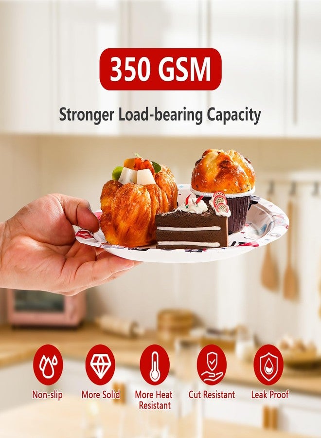 Grencian 96pcs Fire Truck Birthday Party Decorations Fire Truck Themed Plates and Napkins Ambulance Tableware Police Car Dinnerware for Kids Boys Girls Emergency Vehicle Birthday Party Decorations - Image 5