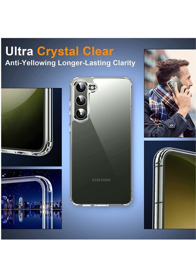 Raxoom [5-in-1]For Samsung Galaxy S23 plus Case,2 Packs Camera Lens Protector + 2 Packs HD Tempered Glass Screen Protector,All-Round Protection, Shockproof, Anti-Scratches Kit (S23+) - Image 5