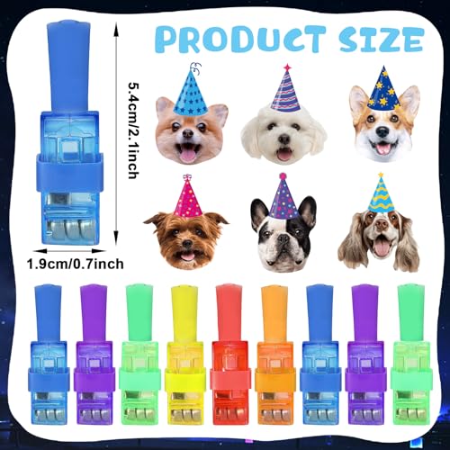 Oitnlaughter 36Pcs Dog Themed LED Finger Lights Puppy Party Favors Glow in the Dark Light Up Finger Lights Toys Bulk for Birthday Party Favors Treasure Box Goodie Bag Stuffer Birthday Gifts Classroom Prize - Image 5