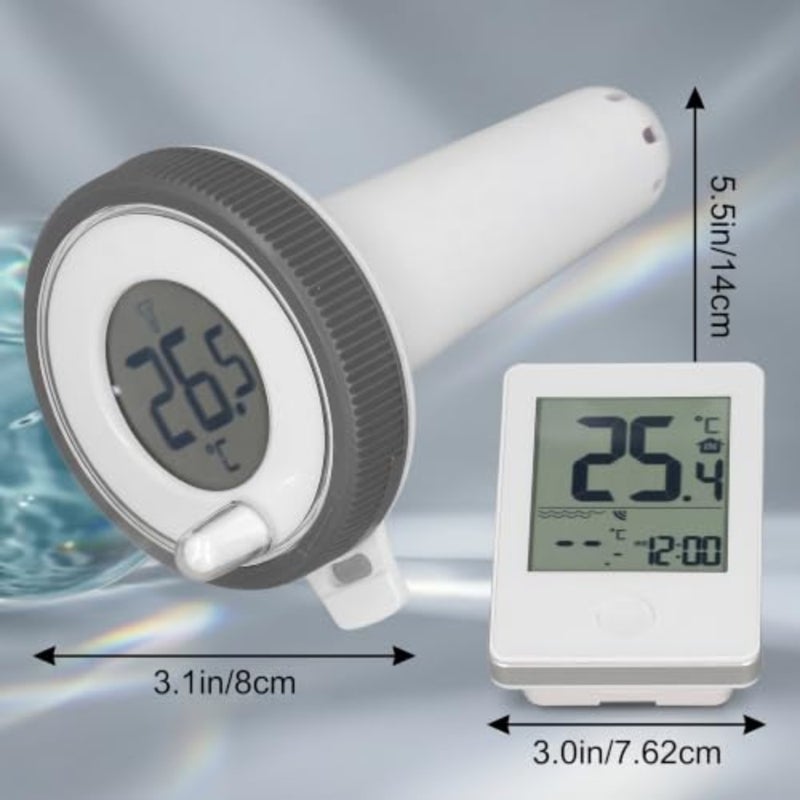 Dpofirs Wireless Digital Water Temperature Thermometer Floating Easy-Read LCD Display IP67 Waterproof For Swimming Pool, SPA, Hot Tub, Fish Tank - Image 5